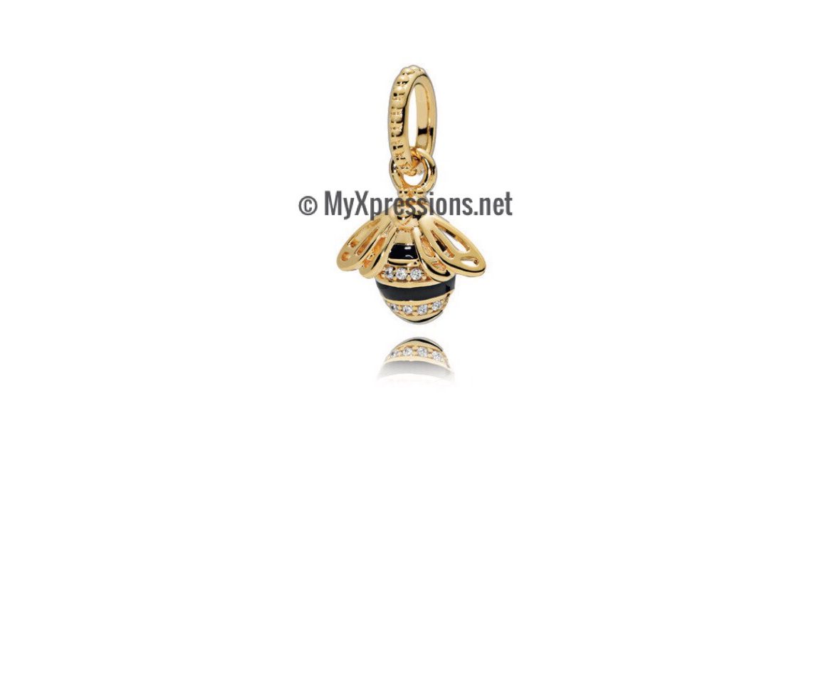 Pandora Shine Honeybee Necklace Set Jewelry-Classic Fit Pandora Gift Set